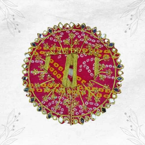 Elegant Pink Poshak for Krishna Ji Size-3