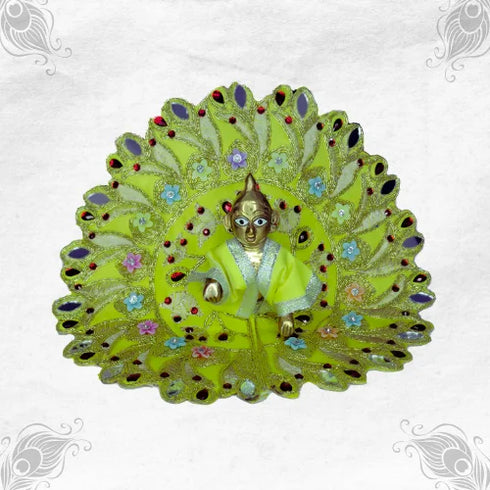 Beautiful Light Green Dress for Little Krishna Size-3