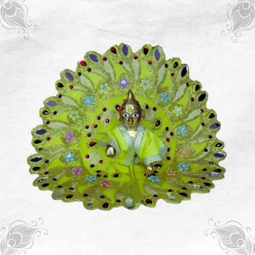 Beautiful Light Green Dress for Little Krishna Size-3