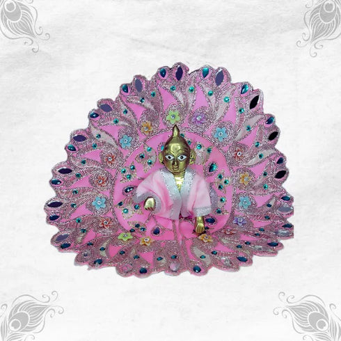 Soft Pink Attire – A Graceful Look for Thakur Ji Size-3