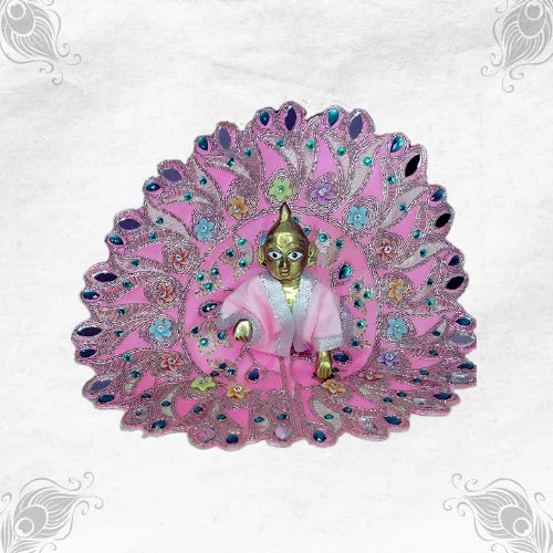 Soft Pink Attire – A Graceful Look for Thakur Ji Size-3