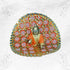 Graceful Orange Dress with Pearls – A Majestic Look for Laddu Gopal Size-3