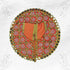 Graceful Orange Dress with Pearls – A Majestic Look for Laddu Gopal Size-3