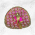 Graceful Pink Poshak with Pearls for Krishna Ji Size-3