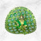 Divine Green Dress with Moti Work for Laddu Gopal Ji Size-3