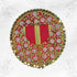 Festive Red and Pearl Combo for Little Krishna’s Dress Size-3