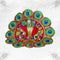Divine Red Designer Poshak for Little Krishna Ji Size-3