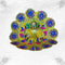 Radiant Yellow and Blue Poshak for Little Krishna Ji Size-3