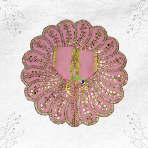 Pink Color Laddu Gopal Dress Size-4
