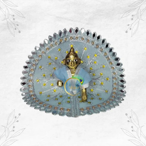 Elegant Sky Blue Poshak for Bal Gopal S40P7011
