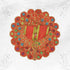 Royal Orange Dress with Embroidery for Little Krishna Size-4