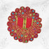 Graceful Red Dress for Laddu Gopal Ji Size-4