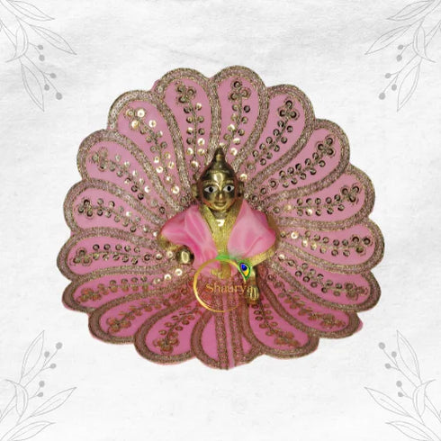 Pink Color Laddu Gopal Dress S40P507 Size-4
