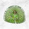 Soft Light green Outfit with Delicate Mirror Work clothes for Laddu Gopal Ji Size-4