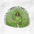 Soft Light green Outfit with Delicate Mirror Work clothes for Laddu Gopal Ji Size-4