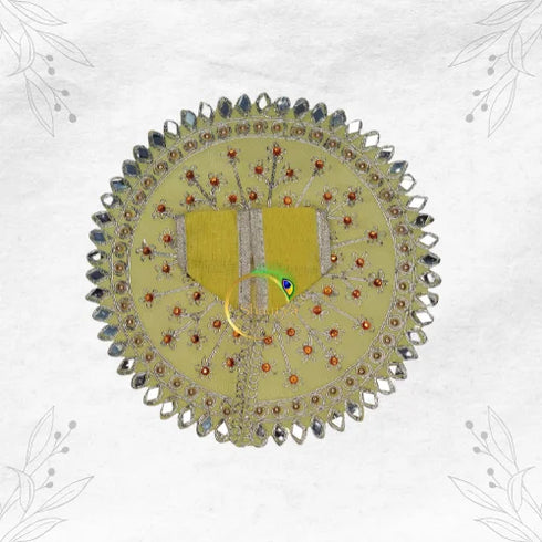 Soft Light Yellow Dress for Thakur Ji – Summer Special Size-4