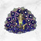 Traditional Velvet Dress in Royal Blue for Laddu Gopal Ji S40P804- Size-4