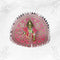 Baby Pink Mirror Embroidered Dress for Little Krishna Idol Size-4