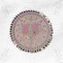 Graceful Baby Pink Dress with Artistic Mirror Work for Thakur Ji Size-4