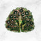 Traditional Green Velvet Dress for Kanha Ji S40P801- Size-4