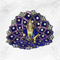 Traditional Velvet Dress in Royal Blue for Laddu Gopal Ji Size-4