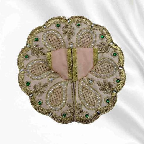 Beautiful Light Pink Designer Poshak for Kanha Ji Size-4