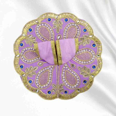 Beautiful Light Blue Designer Poshak for Kanha Ji Size-4