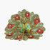 Mint Green & Red Floral Laddu Gopal Dress Size-4