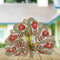 White & Red Floral Laddu Gopal Dress Size-4