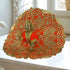Radiant Orange & Gold Laddu Gopal Dress Size-4