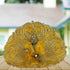 Radiant Yellow & Gold Laddu Gopal Dress Size-4