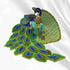 Elegant Peacock Style Dress with Sky Blue Blouse for Laddu Gopal Size-5