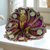 Royal Purple Floral Laddu Gopal Dress Set Size-5