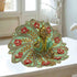 Graceful Green Floral Laddu Gopal Dress Set Size-5