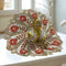 Royal White & Red Floral Laddu Gopal Dress Set Size-5