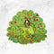 Beautiful Light Green Dress with Artistic Embroidery for Laddu Gopal Ji Size-4
