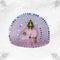 Traditional Light Pink Dress with Mirror Embroidery for Thakur Ji Idol Size-5