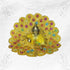 Vibrant Yellow Outfit with Elegant Embroidery for Little Krishna Size-4