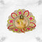 Graceful Skin Tone Poshak for Thakur Ji Size-6