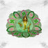 Elegant Swastik Embroidered Light Green Dress for Little Krishna Size-6