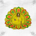 Trendy Yellow Swastik Dress for Kanha Ji – Pure & Peaceful Size-6