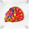 Divine Red Dress with Beautiful Mor Design for Lord Kanha Ji Size-6
