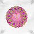 Auspicious Light Pink Poshak with Swastik Design for Bal Gopal Ji Size-6
