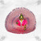 Divine Pink Outfit with Beautiful Mirror Embroidery for Gopal Ji Size-6