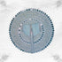 Charming Light Blue Vastra with Shiny Mirror Work for Thakur Ji Size-6