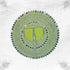 Soft Light Green Vastra with Beautiful Mirror Work for Thakur Ji Size-6