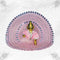 Graceful Light Pink Mirror Work Poshak for Thakur Ji Size-6