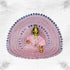 Graceful Light Pink Mirror Work Poshak for Thakur Ji Size-6