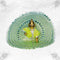 Soft Light Green Vastra with Beautiful Mirror Work for Thakur Ji Size-6
