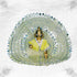 Soft Sea Green Vastra with Beautiful Mirror Work for Thakur Ji Size-6